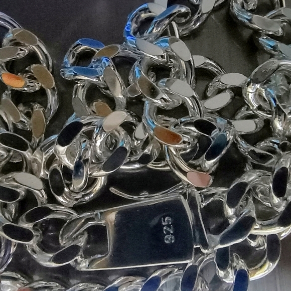 icemob Other - 11mm Solid Sterling Silver Cuban Link Chain 22 Inch Long